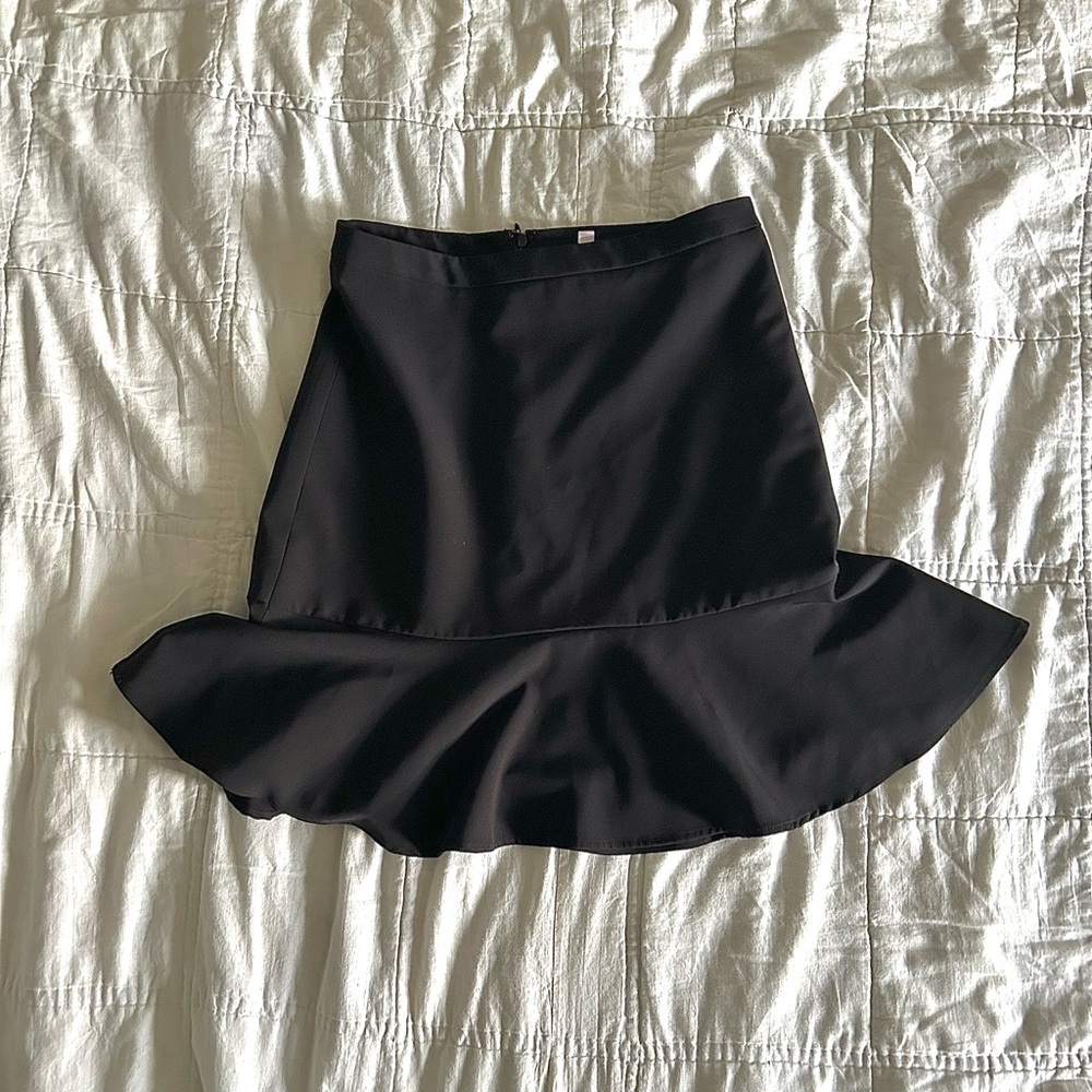 black skirt with flares from nanette lepore 🖤
